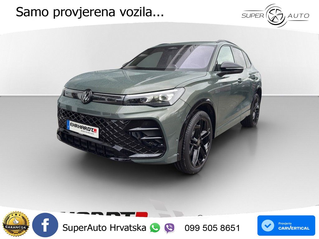 VW Tiguan 2.0 TDI DSG 4M R-Line 193 KS, LED+ACC+PANO+4xGR SJED+HEAD+MASAŽA