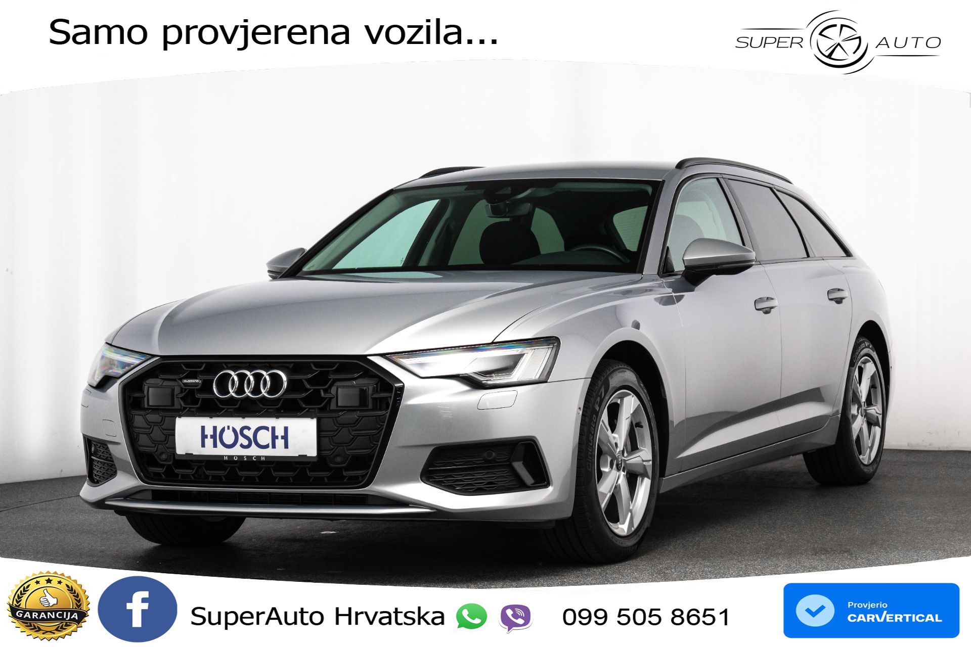 Audi A6 Avant 40 TDI quattro Aut. 204 KS, ACC+VIRT+GR SJED+KAM+PARK