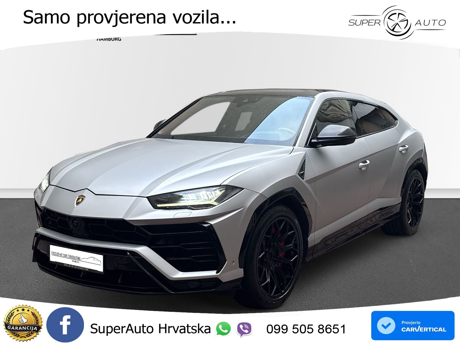 Lamborghini Urus 4.0 V8 4WD Aut. 650 KS, ZRAČNI+ACC+360+GR SJED+LED+VIRT