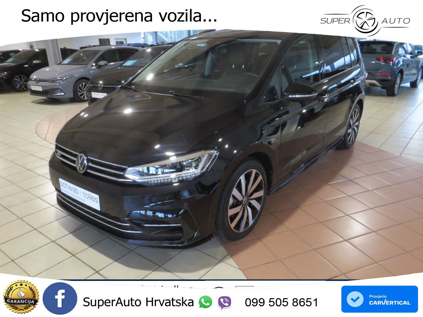 VW Touran 2.0TDI DSG Goal 150 KS,7-SJED+LED+ACC+VIRT+GR SJED+KAM+PARK