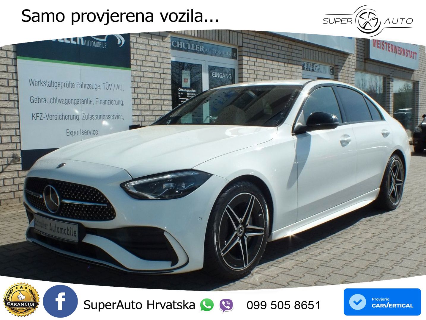 Mercedes C 220d Aut. AMG Line 200 KS, ACC+LED+KAM+GR SJED+VIRT+ASIST