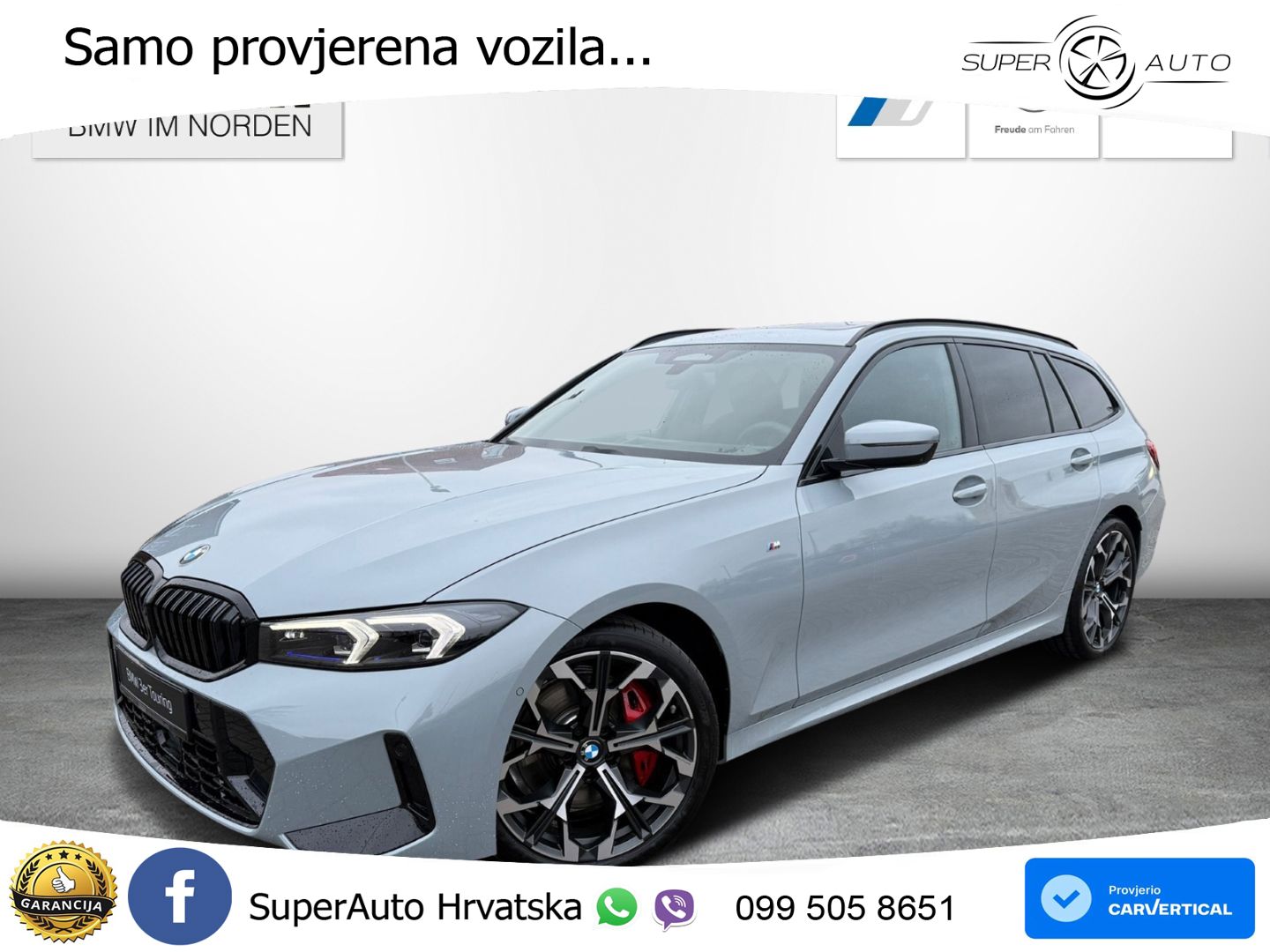 BMW 330d Touring xDrive Aut. M Sport Pro 286 KS, LED+ACC+PANO+GR SJED+360+PARK