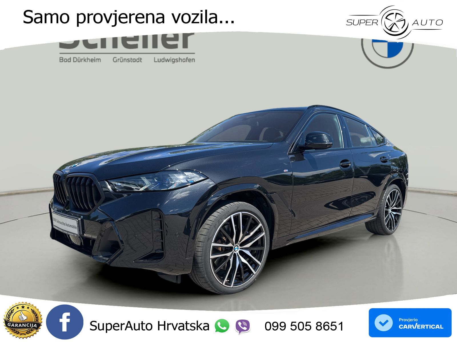 BMW X6 40d xDrive Steptronic M Sport 352 KS, LED+TEM+4xGR SJED+KAM+PANO