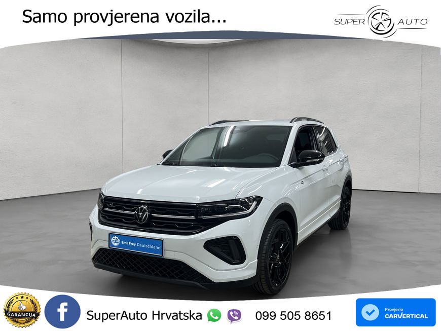 VW T-Cross 1.5 TSI DSG R-Line 150 KS, ACC+KAM+KEY+GR SJED+VIRT+LANE