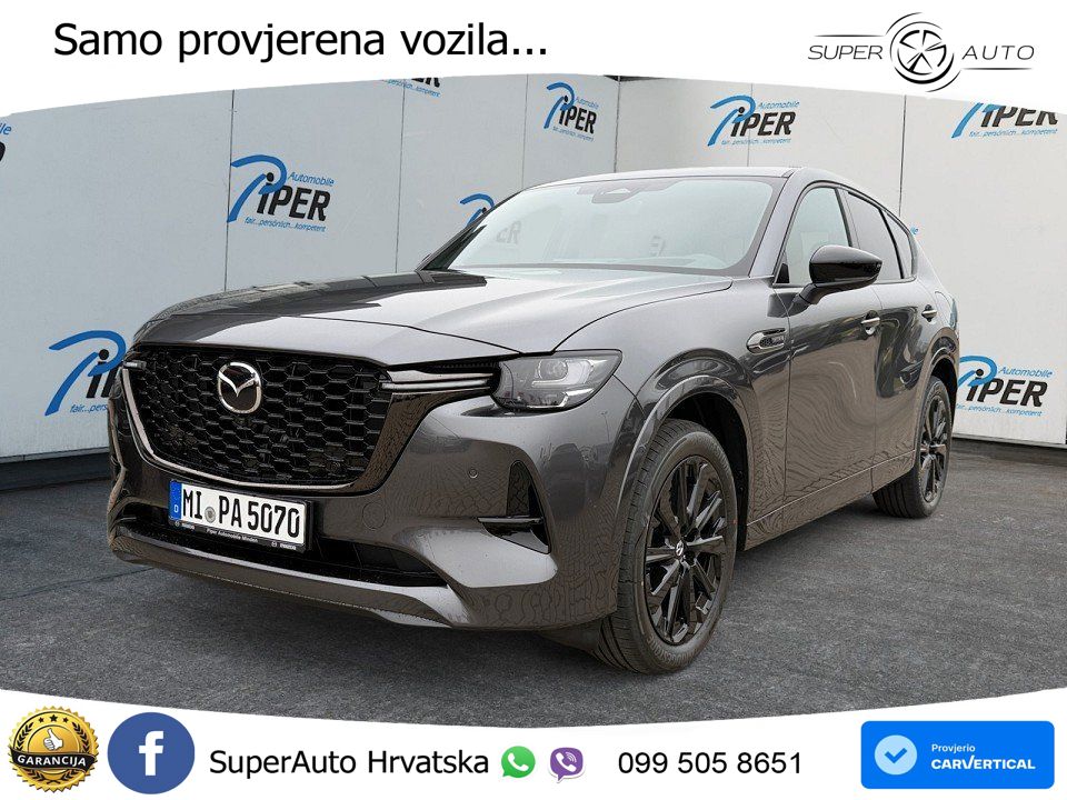 Mazda CX-60 3.3 e-Skyactiv AWD Aut. Homura Plus 254 KS, PANO+360+GR SJED+ACC+KEY
