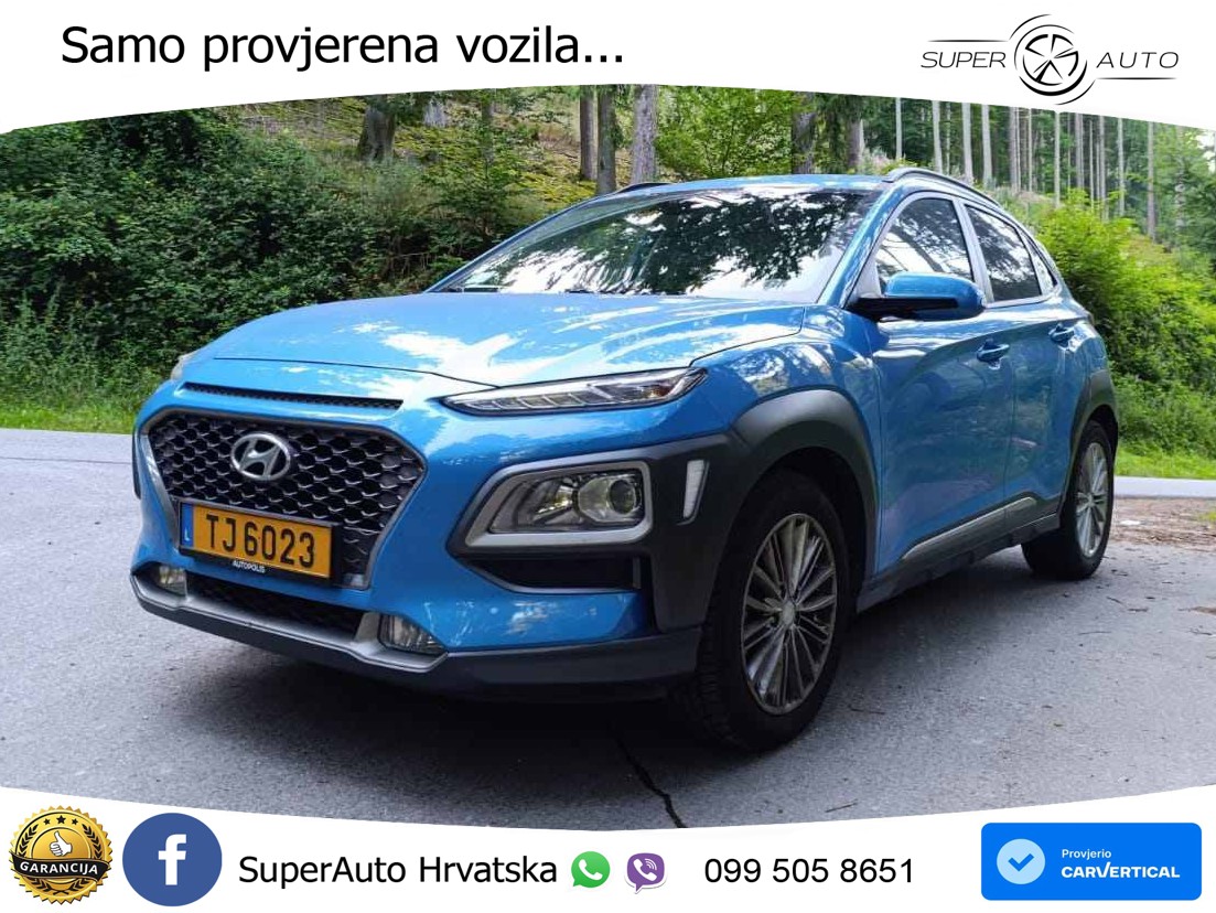 Hyundai Kona 1.0 T-GDi 120 KS, KAM+TEM+GR SJED+NAVI