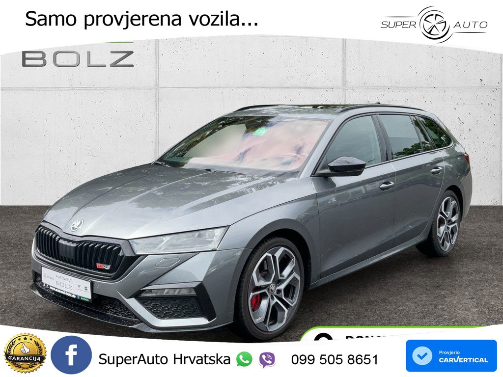 Škoda Octavia Combi 2.0 TSI DSG RS Plus 245 KS, ACC+LED+4xGR SJED+PANO+HEAD