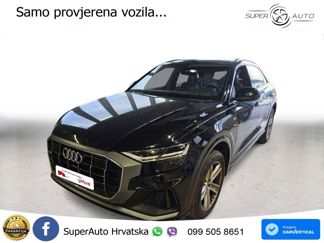 Audi Q8 55 TFSIe quattro Aut. 381 KS, ZRAČNI+ACC+KAM+GR SJED+VIRT+ASIST