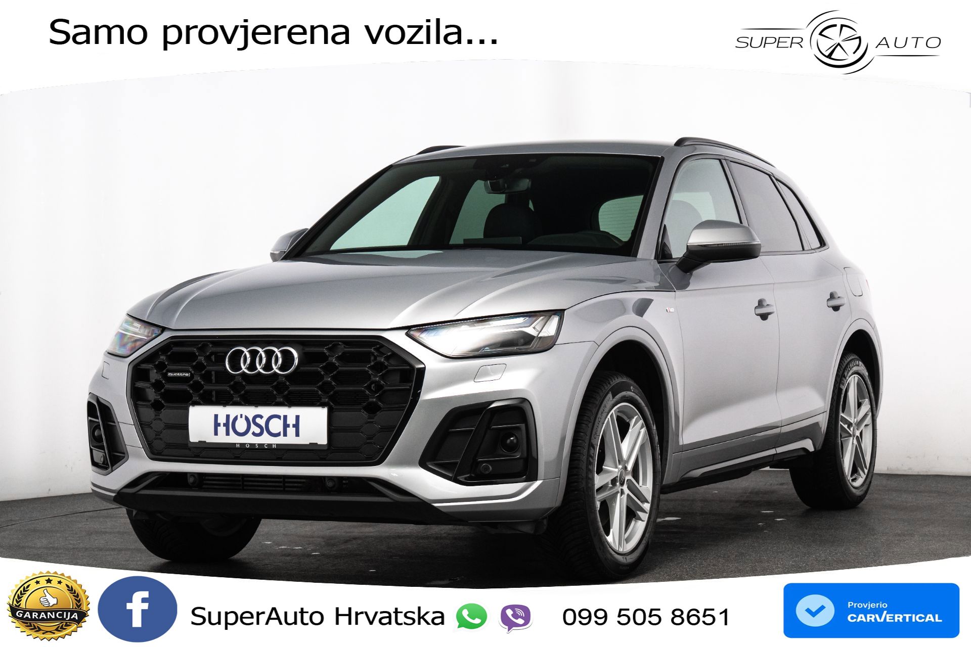Audi Q5 50 TFSIe quattro S tronic 2x S line 299 KS, ACC+KAM+GR SJED+VIRT+NAVI