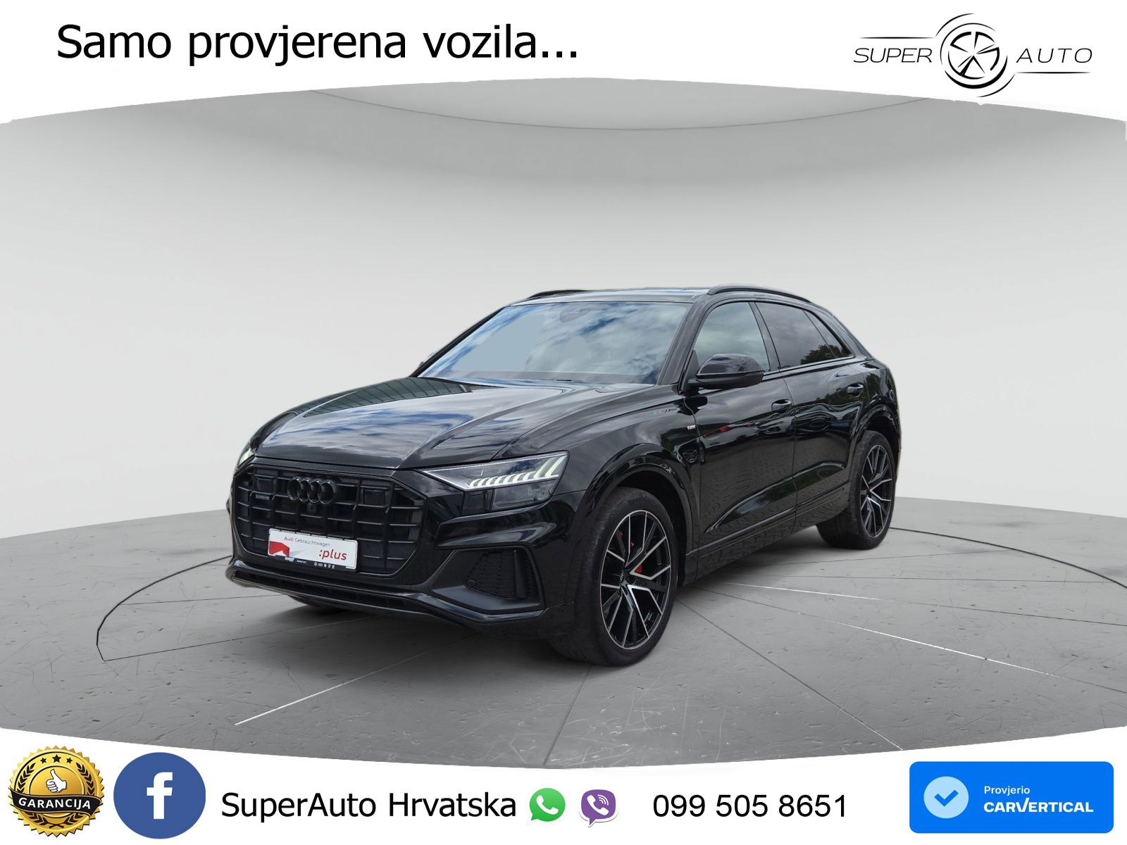 Audi Q8 50 TDI V6 quattro tiptronic S Line 286 KS, ZRAČNI+ACC+4xGR SJED+360+PDC