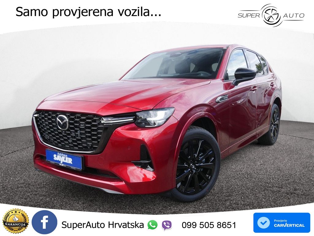 Mazda CX-60 3.3 e-Skyactiv AWD Aut. 254 KS, PANO+360+ACC+GR SJED+VIRT+LANE