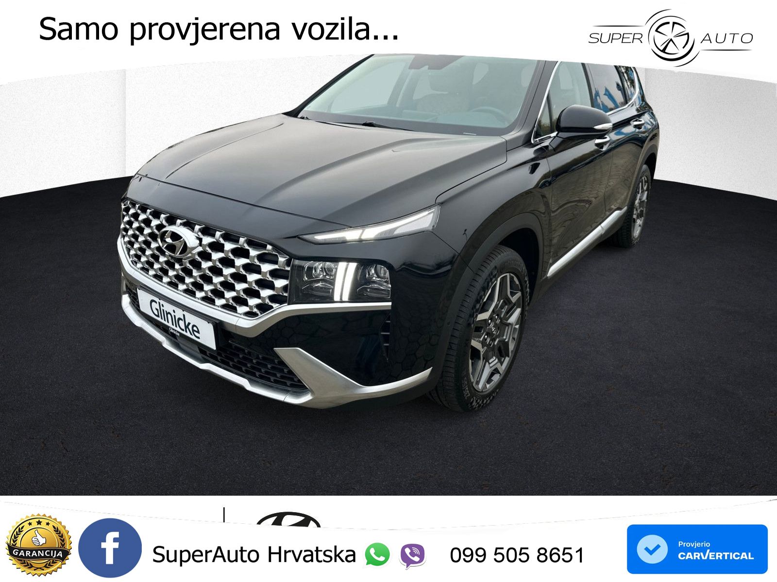 Hyundai Santa Fe 1.6 T-GDi 4WD Prime 179 KS, PANO+ACC+KAM+GR SJED+LED+LANE