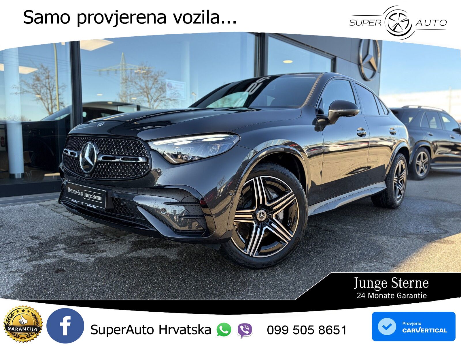 Mercedes GLC Coupe 220d 4M Aut. AMG 197 KS, ACC+360+KEY+GR SJED+VIRT+LANE