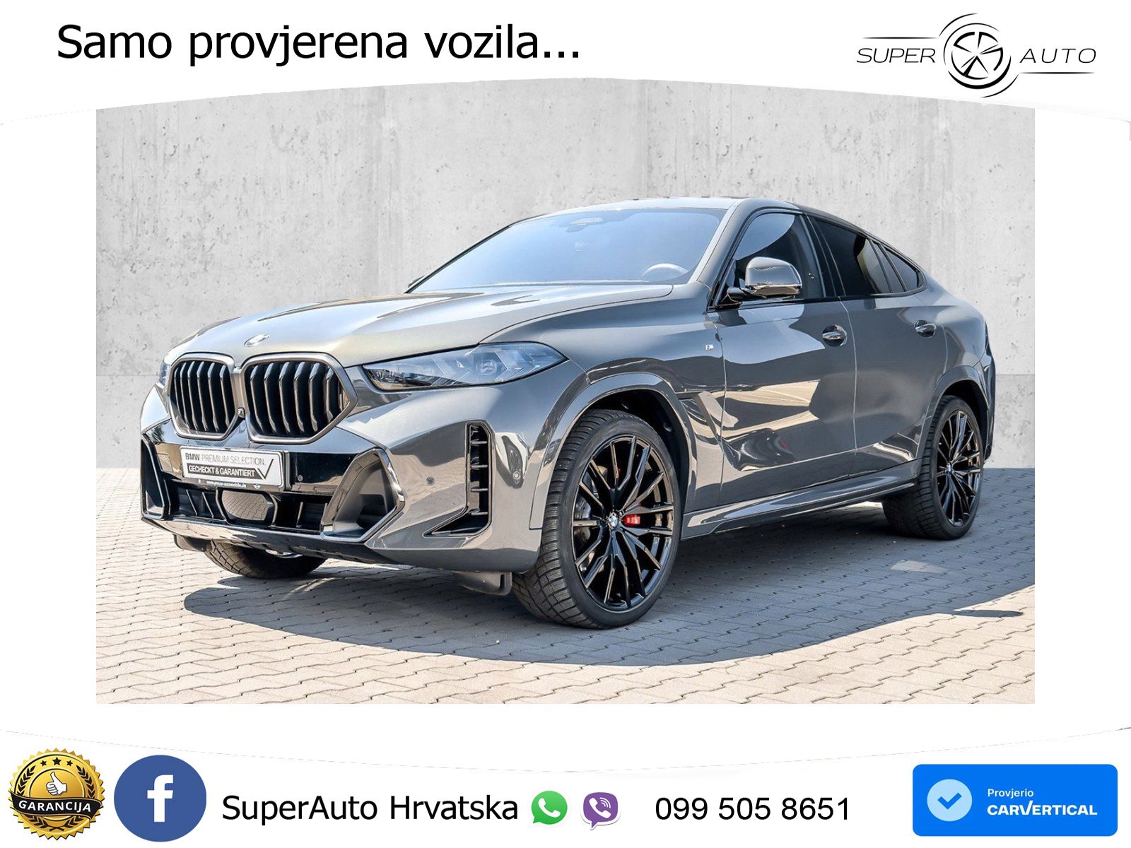 BMW X6 40d xDrive Steptronic M Sport 340 KS, LED+ACC+4xGR SJED+360+PANO