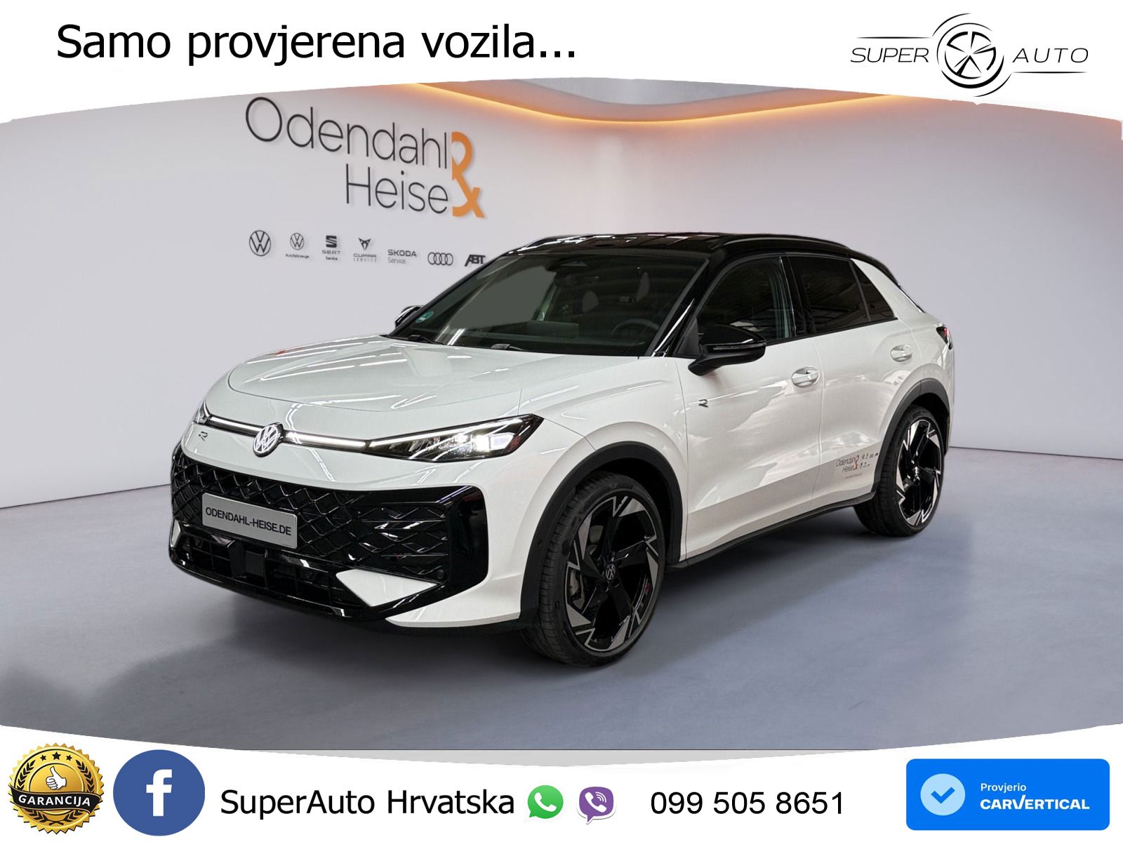VW T-Roc 1.5 eTSI Aut. R-Line 150 KS, ACC+GR SJED+PARK