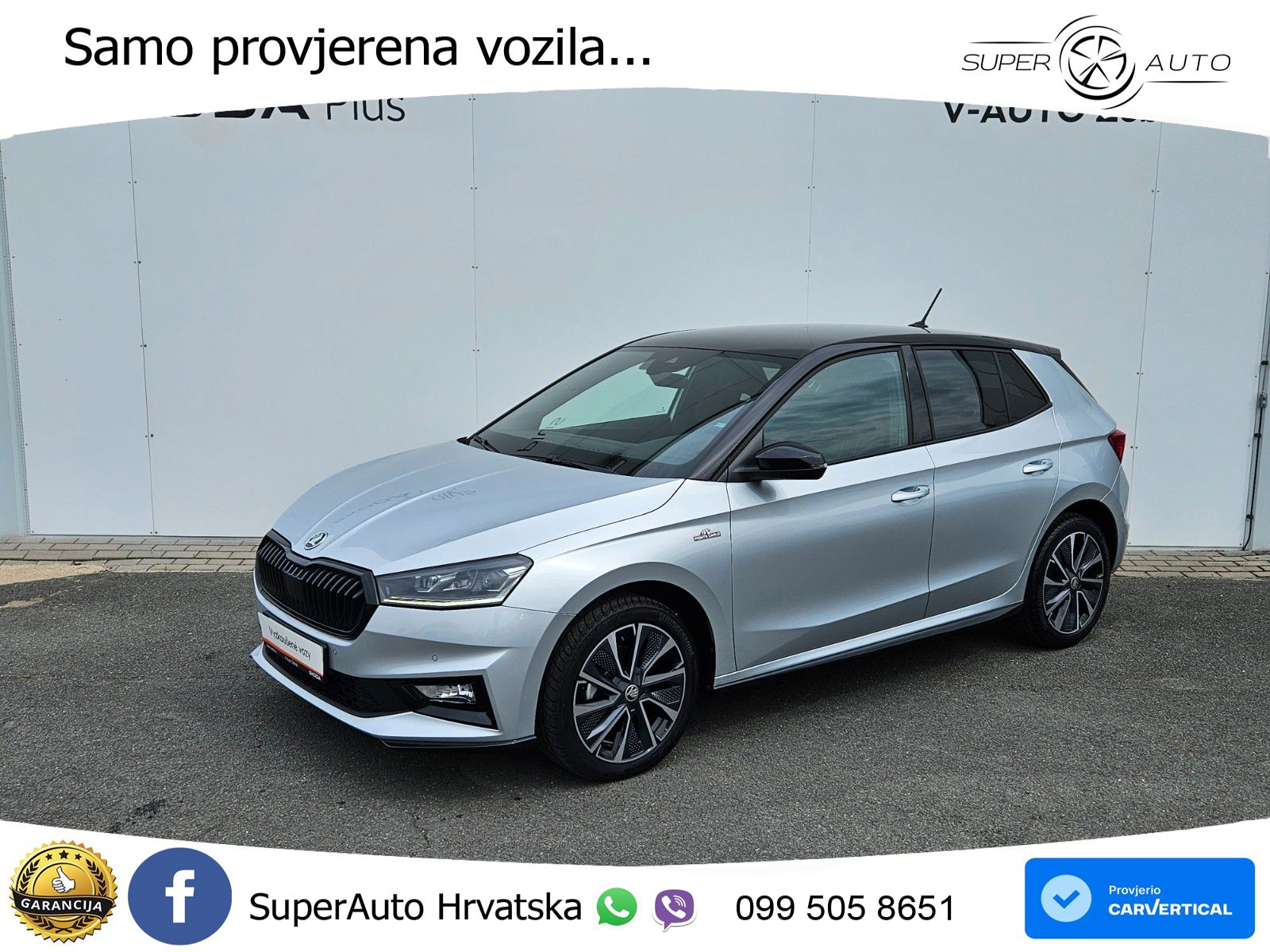 Škoda Fabia 1.0 TSI Monte Carlo 110 KS, KEY+LED+LANE