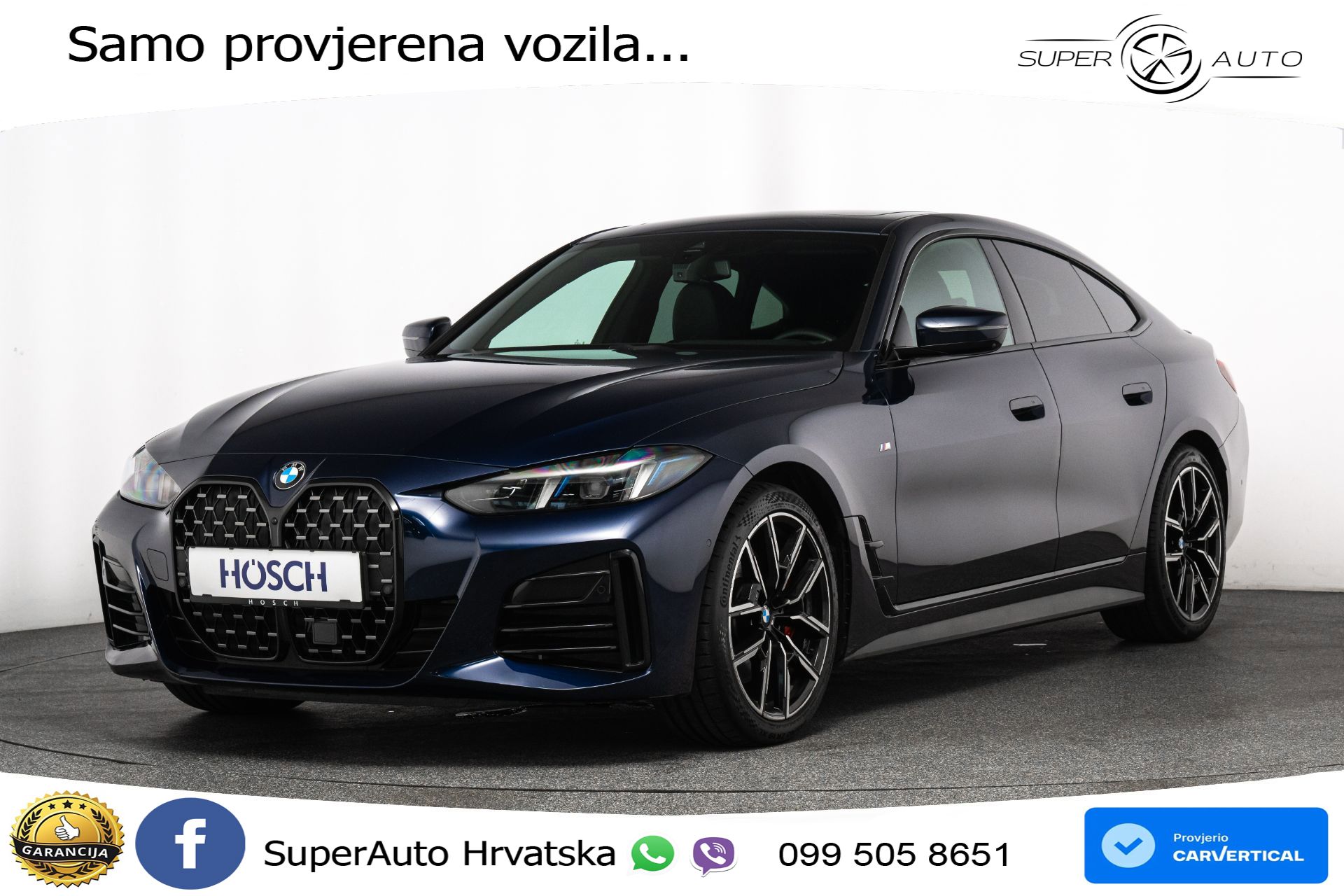 BMW 420d xDrive GC Aut. M Sport Pro 190 KS, ACC+360+GR SJED+HEAD+VIRT+NAVI