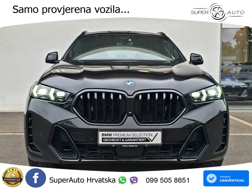 BMW X6 40d xDrive Steptronic M Sport 352 KS, LED+ACC+4xGR SJED+360+PANO