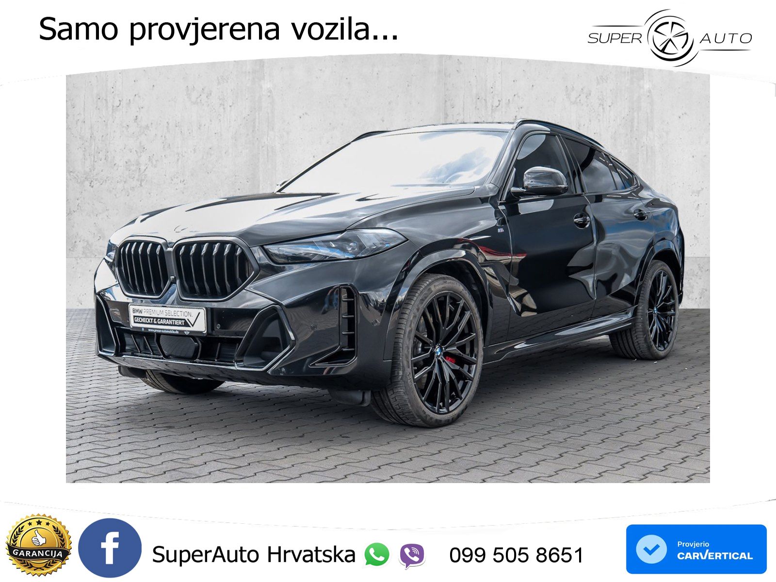 BMW X6 40d xDrive Steptronic M Sport 340 KS, LED+ACC+4xGR SJED+360+PANO